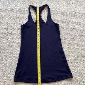 Lululemon navy blue swiftly racer back tank
